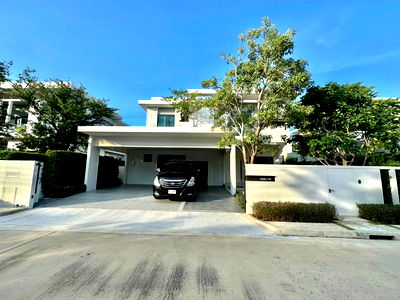 Houses for rent Bang Pu Industrial Estate (North) : Two-storey detached house for rent, Manthana Bangna, Km. 15