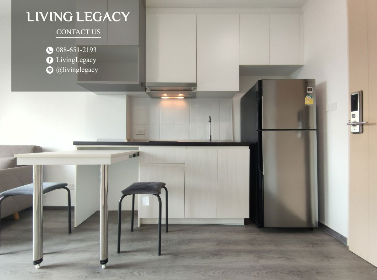 picture SM5ZSF Condo For Rent Rich Park @ Triple Station 29 Sq.M. Floor 5 line id : @livinglegacy - 9/10