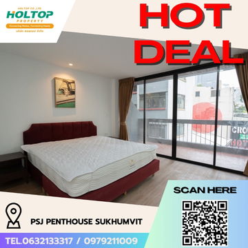 #R5871 🎉 210868 ให้เช่าคอนโด PSJ Penthouse Sukhumvit 