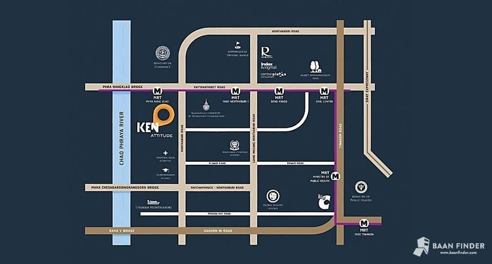 picture WS2479 [For rent] Ken Attitude Rattanathibet 📍 Near MRT Nonthaburi Intersection 💰 Rental price: 12,500 baht/month - 13/20