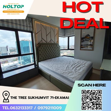 #R5851 🎉 210868  ให้เช่าคอนโด The Tree Sukhumvit 71-Ekamai 