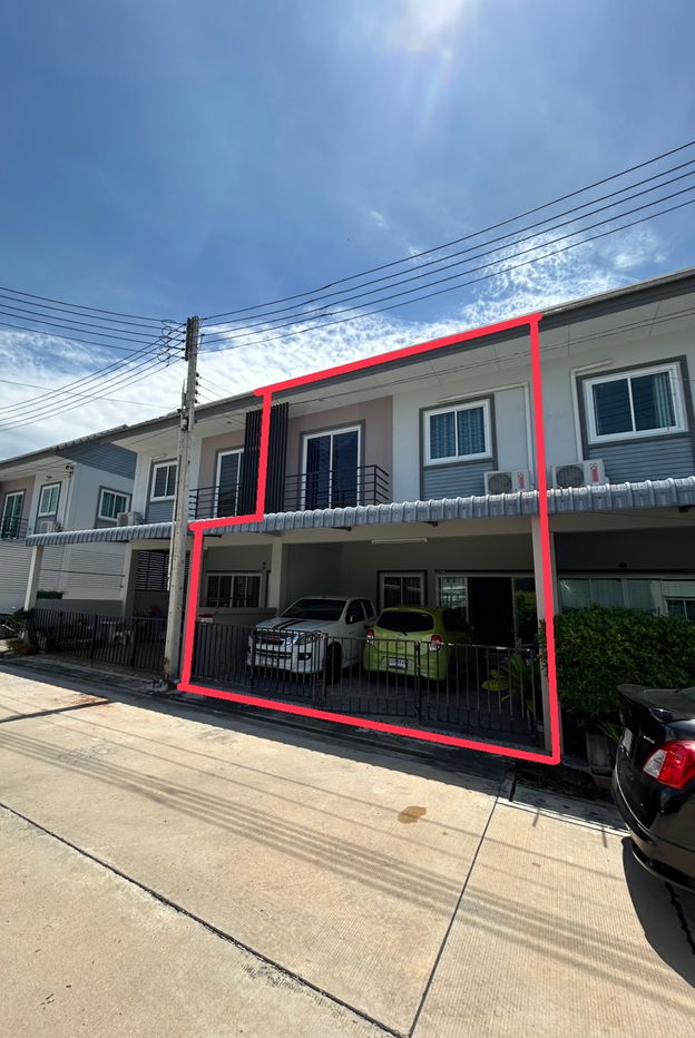 รูป บ้านสำหรับคนที่มองหาความสงบ แต่ยังใกล้ความสะดวกในเมือง ขายทาวน์เฮาส์ 2 ชั้น หมู่บ้าน ฟ้าใสวิลล์ 2 ( Fahsai ville 2 )  - รูปที่ 1/15