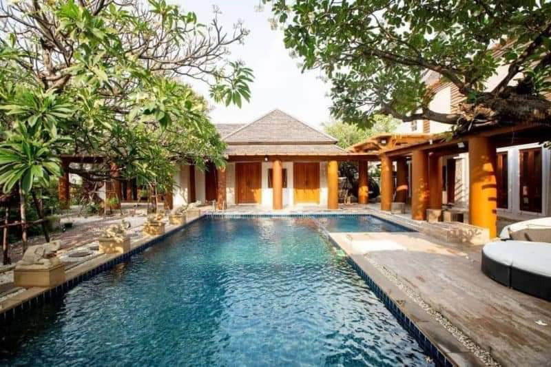 รูป ลดสุด ขายบ้านเดี่ยวนวลจันทร์ เลียบด่วนรามอินทรา ที่ดิน 386 ตร.ว บ้านไม้สักแท้ทั้งหลัง ใกล้Central Eastville ประเสริฐมนูกิจ นวมินทร์ วัชรพล 0879074045 - รูปที่ 1/10