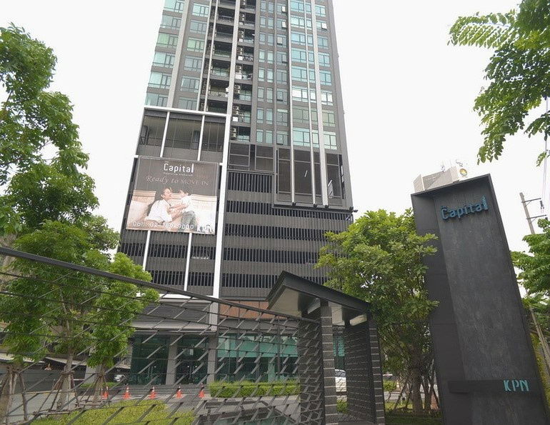 picture Shop for rent under the Capital Condo, Ratchaprarop -Vibhavadi, area 22.36 sqm. Size 4.3 × 5.2 m. Rent 13,000 baht/month. - 8/8