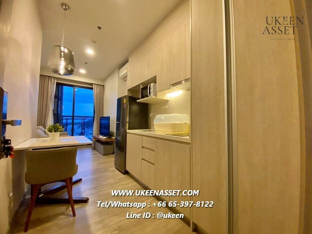 picture UK01-375 For rent KEEN CENTRE SRIRACHA, in the heart of the city : 1 bed, 35 sq m., 16,000 baht/month, free! Cleaning service twice a week. - 9/9