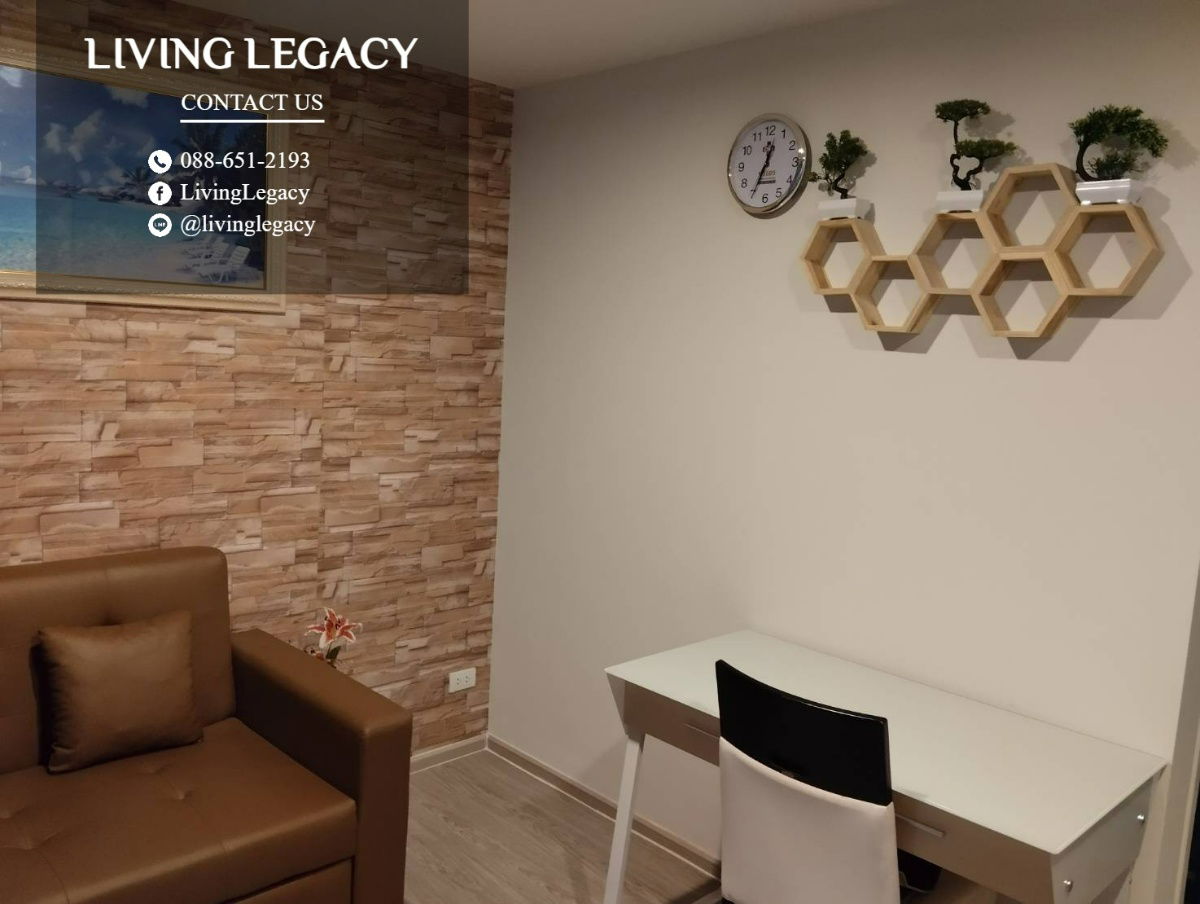 picture T16U5N Condo For Rent Regent Home Bangna 28 Sq.M. Floor 16 Building B line id : @livinglegacy - 13/14