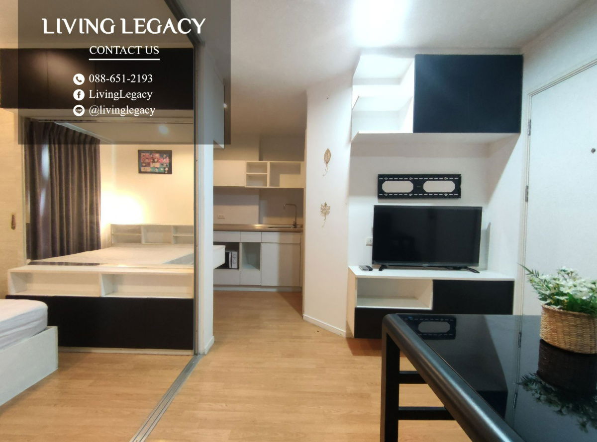 รูป LRSWKKNF ให้เช่าคอนโด Lumpini Place Srinakarin - Huamark Station 26 ตร.ม. ชั้น 19 ตึก B line id : @livinglegacy - รูปที่ 3/11