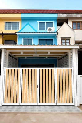 Townhouses for sale Bangkok : townhouse, newly renovated, ready to move in! Near the Orange Line, Min Phatthana Station, only 700 m.
