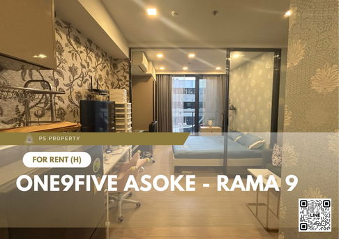 For rent 📍 One9Five Asoke - Rama 9 📍 Fully furnished and equipped, near MRT Rama 9
