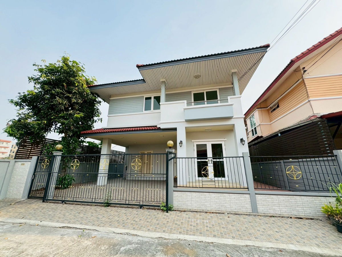 picture House, 2-storey detached house, 4 garden balconies, near Mega Bangna, only 13 minutes, ready to move in, - 2/12