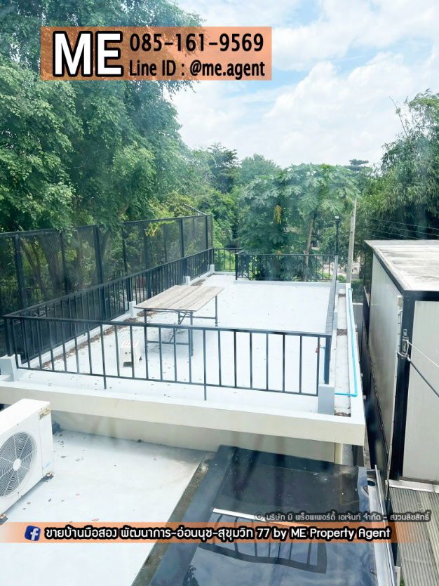picture For Rent Townhome Patio Pattanakarn 38, with roof terrace, ready to move in, near Ekkamai, Thonglor, Sukhumvit, call 064-954-9619 (RTH19-30) - 15/15