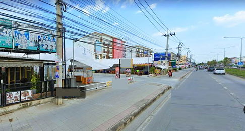 ให้เช่า ที่ดินเปล่า ถมแล้ว 402ตรม. พร้อมที่จอดรถ หทัยราษฎร์ Fashion Island The Promenade นิมิตรใหม่ กลีบหมู ร้านค้า