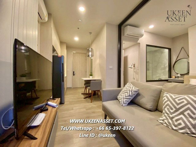 รูป UK01-376 ให้เช่า! KEEN CENTRE SRIRACHA ใจกลางเมืองศรีราชา : 1 ห้องนอน 35ตร.ม. ชั้น 21 | 15,000 บาท/เดือน ฟรี! แม่บ้านทำความสะอาดสัปดาห์ละ 2 ครั้ง - รูปที่ 2/9