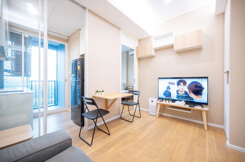 SK00426 ให้เช่าคอนโด The Saint Residences (เดอะ เซนต์ เรสซิเดนซ์) ชั้นสูง วิวเมือง เฟอร์นิเจอร์ครบ