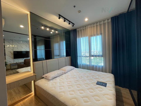 🎉 ให้เช่าคอนโด นิช โมโน สุขุมวิท-แบริ่ง อาคาร 1 ชั้น 19 1 ห้องนอน ขนาด 35.00 ตรม ใกล้ ห้างสรรพสินค้าอิมพีเรียลเวิลด์