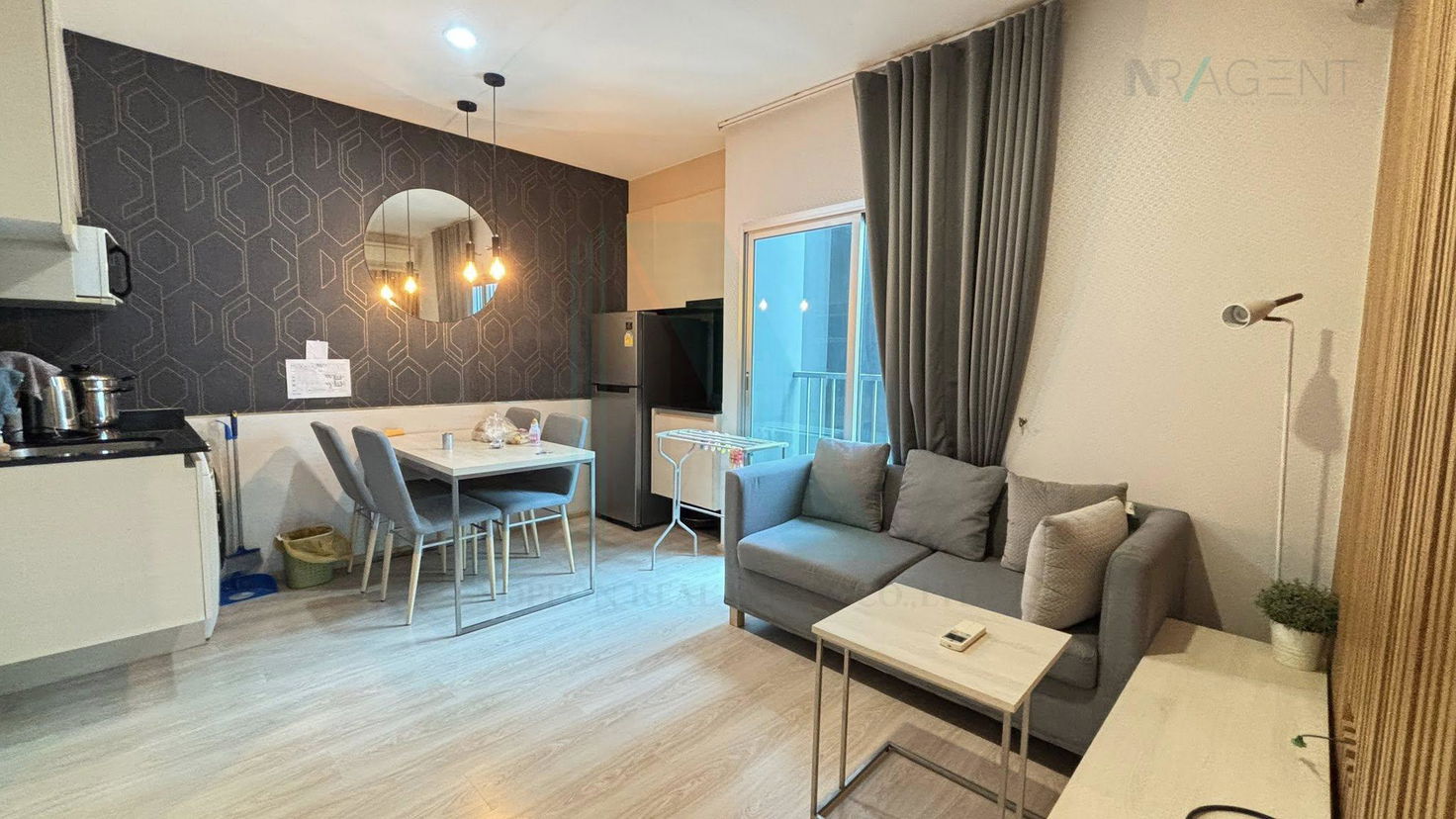 picture 🎉 For Sell Condo NOBLE REVOLVE RATCHADA Building 1, Floor 31,2 bed room, Room size 51 sqm - 5/8