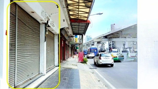 picture showroom sales office MRT Ministry of Public Health 350 m. Yaek Tiwanon.800m. For rent 2 commercial - 8/8