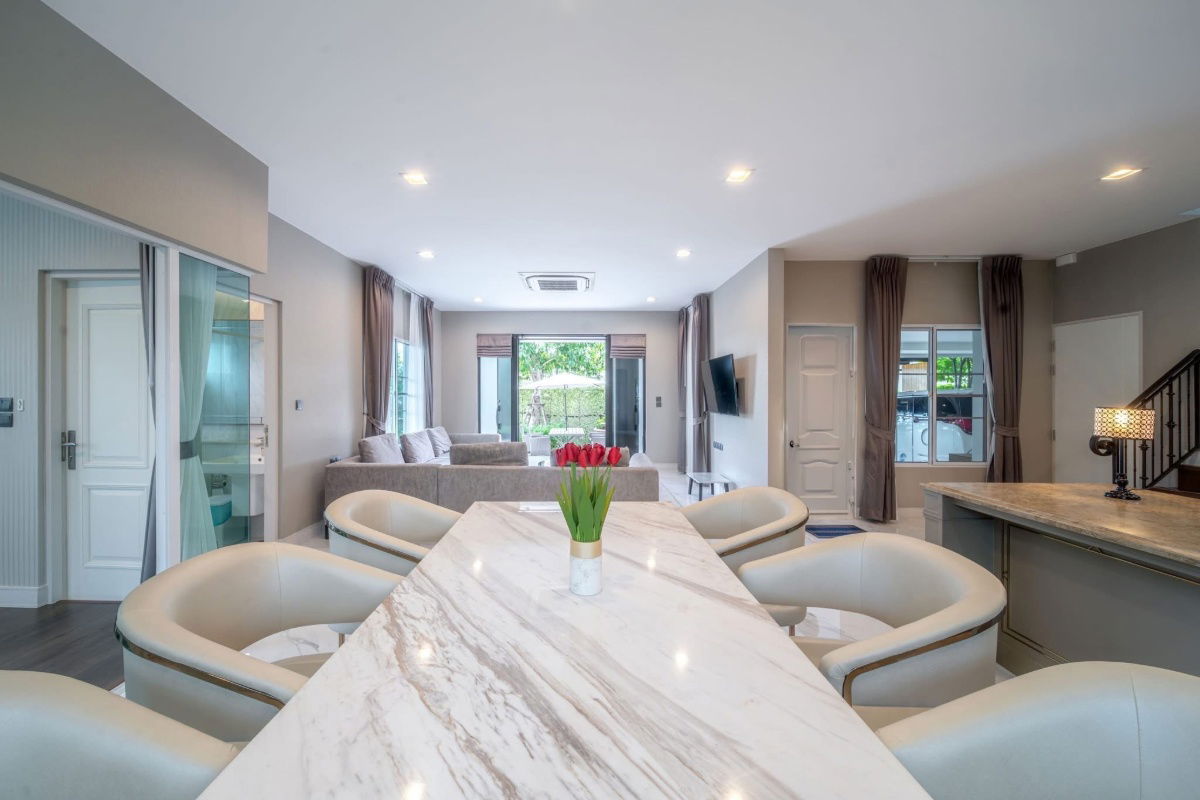 รูป 🔐#CT2501_073 ⭐บ้านเดี่ยวหรูพร้อมเข้าอยู่ ก.ย 68 ⭐( 108 𝐬𝐪𝐦. 4𝐛𝐞𝐝, 4𝐛𝐚𝐭𝐡 ) 𝐍𝐚𝐧𝐭𝐚𝐰𝐚𝐧 𝐑𝐚𝐦𝐢𝐧𝐭𝐫𝐚-𝐏𝐚𝐡𝐨𝐥𝐲𝐨𝐭𝐡𝐢𝐧 𝟓𝟎 - รูปที่ 3/14