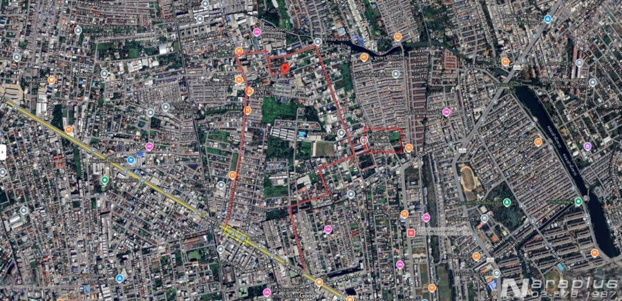 รูป 68080978 : ขายที่ดินขนาด 100 ตร.ว. ถมแล้ว พร้อมล้อมรั้ว 4 ด้าน ถนนลาดพร้าว 101 ซอย 38 ( ซอยรวมน้ำใจ 6 ) เหมาะสร้างบ้าน , อพาร์ตเมนต์ หรือ หอพัก - รูปที่ 9/9