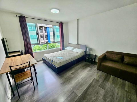 code : B161 ให้เช่าคอนโด ดีคอนโด แคมปัส รีสอร์ท บางนา (Dcondo Campus Resort Bangna) | ชั้น 4 อาคาร A ใกล้ ม.เอแบค – หัวเฉียว – ทางด่วนบางนา