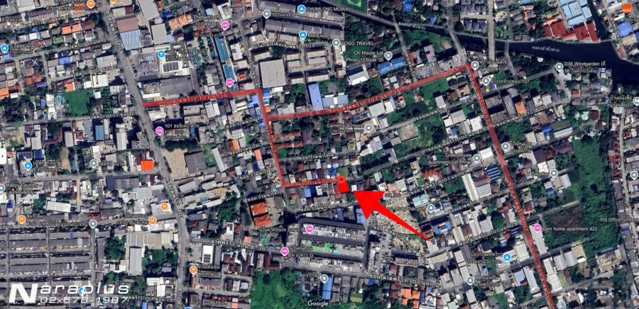 รูป 68080978 : ขายที่ดินขนาด 100 ตร.ว. ถมแล้ว พร้อมล้อมรั้ว 4 ด้าน ถนนลาดพร้าว 101 ซอย 38 ( ซอยรวมน้ำใจ 6 ) เหมาะสร้างบ้าน , อพาร์ตเมนต์ หรือ หอพัก - รูปที่ 8/9