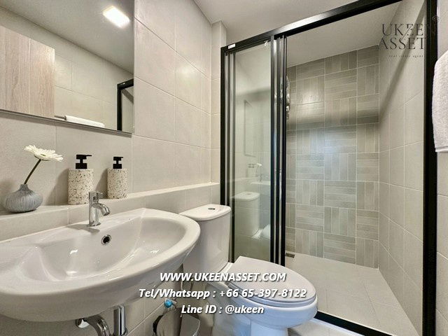 รูป  คอนโดให้เช่า DCondo Sense บางแสน (โครงการใหม่ล่าสุดใจกลางบางแสน) 25 ตร.ม. ชั้น 1-8 , 10,000 บาท/เดือน เฟอร์พร้อมอยู่  - รูปที่ 9/9