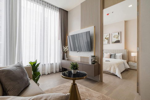 1 Bedroom, 1 Bathroom (with bathtub) Size: 45 SQ.M. (Corner Unit)