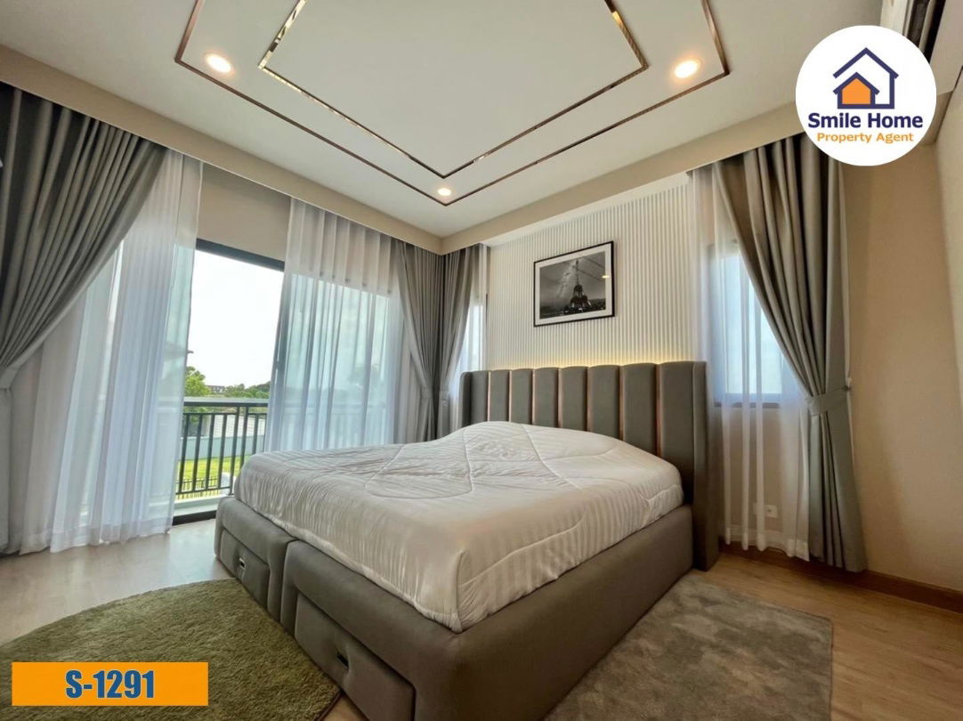 รูป ขายบ้านเดี่ยว บริทาเนีย บางนา สุวรรณภูมิกม.26 หลังริม ตกแต่งพร้อมเข้าอยู่ - รูปที่ 10/12