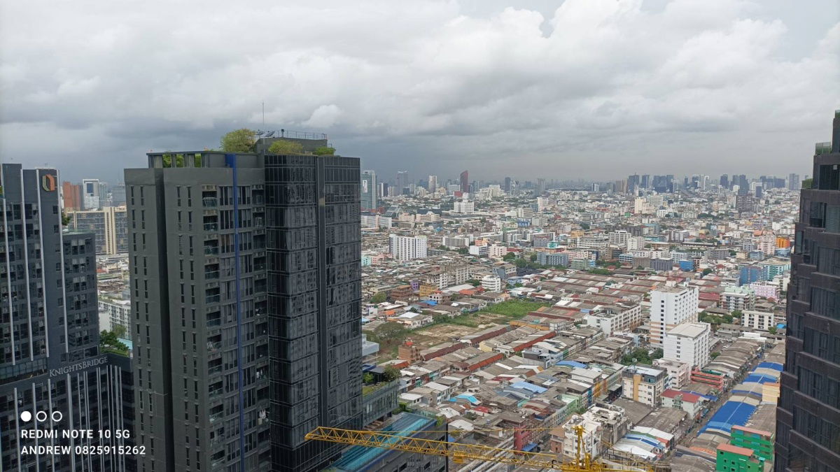 picture For Rent Life Asoke Rama 9 Very High Floor Very Nice View 32 Sqm 1 Bedroom 1 Bathroom near MRT Phra Ram 9 and G Tower - 22/34