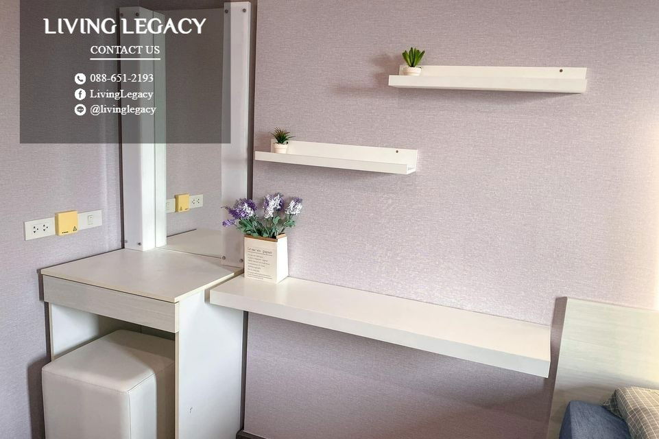 picture LW68XAZ4 Condo For Rent Rich Park @ Triple Station 29 Sq.M. Floor 30 line id : @livinglegacy - 5/9