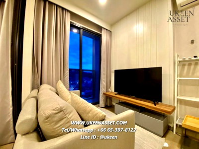 Condos for rent Kasetsart University Si Racha Campus : UK01-378 For rent! KEEN CENTRE SRIRACHA, luxury condo in the heart of Sriracha: 1 bedroom, size 35 sq m., 18 Flr. rental price 18,000 baht/month.