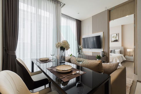 🎉Special room!🎉 ให้เช่าคอนโด ดิ เอส อโศก อาคาร 1 ชั้น 21 1 ห้องนอน ขนาด 45.00 ตรม ใกล้ โรงเรียนวัฒนาวิทยาลัย