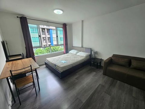 🥳[Rent-RAR2508-2140] Dcondo Campus Resort Bangna. Tower A, Fl.4*Washing machine *Near Abac💚Line id: @thefirstagent**