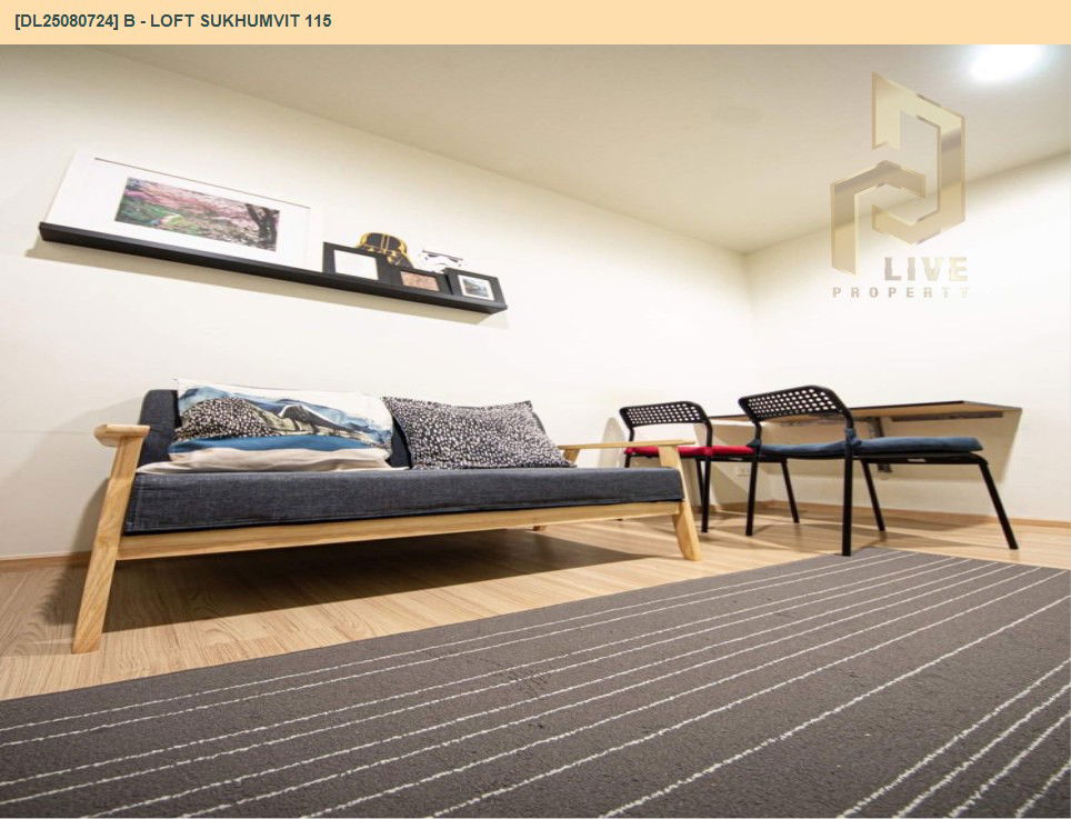 รูป DL25080724 ให้เช่าคอนโด บี ลอฟท์ สุขุมวิท 115 (B - Loft Sukhumvit 115) ใกล้ - พร้อมเข้าอยู่ โทรด่วน 0638692663 LineID @655ebbvc - รูปที่ 8/8