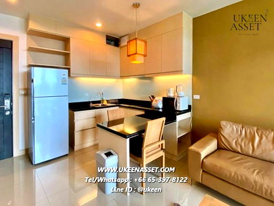 Condos for rent : UK01-382 For rent Suntara Condo Sriracha : in the heart of Sriracha, 1 bedroom, 1 bathroom, 46 Sq m. only 15,000 baht/month.