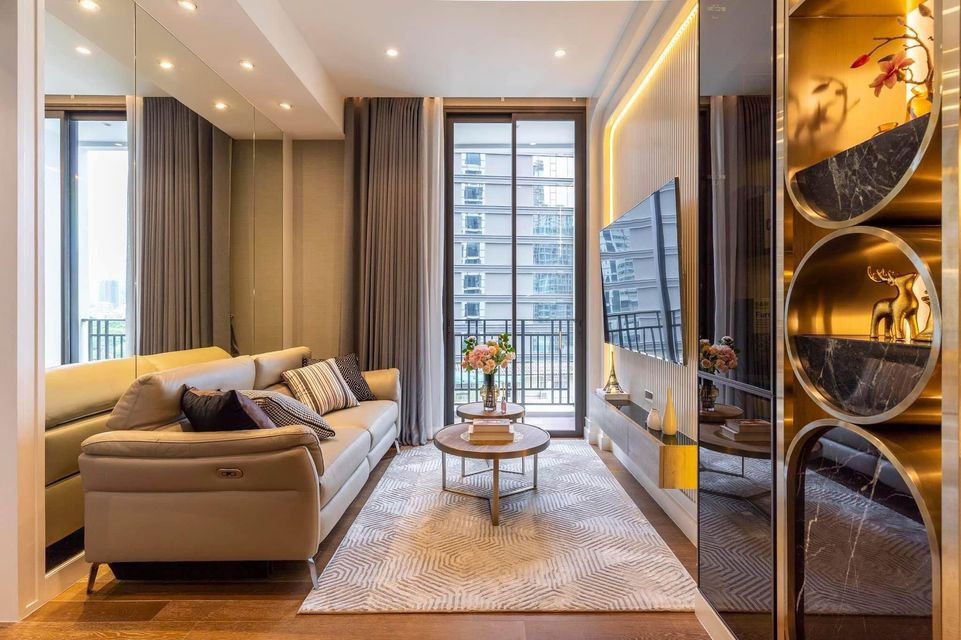 picture For Rent - MUNIQ Langsuan , Super Luxury 1 bedroom 1 bathroom Ready to move in - 1/12
