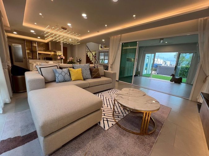 6-bed house for rent, 410 sqm, 152 sq wah, MANTANA 100+ Bangkhunthien Chaitalay
