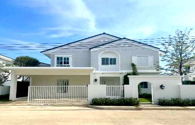 Houses for rent Samut Prakarn : Single house for rent, Baan Chaiyapruek, Bangna, Km.15, 184 sq m, 61.5 sq wa