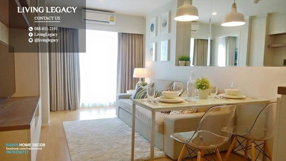 รูป LRSWVPIS ให้เช่าคอนโด Lumpini Place Srinakarin - Huamark Station 33 ตร.ม. ชั้น 23 ตึก A line id : @livinglegacy - รูปที่ 9/10