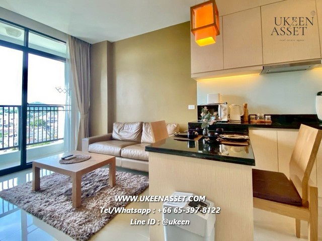 รูป UK01-383 ให้เช่า Suntara Condo Sriracha  คอนโดหรูใจกลางศรีราชา : 1 ห้องนอน 1 ห้องน้ำ 46 ตรม. ชั้น 6-12 | 15,000 บาท/เดือน - รูปที่ 1/12