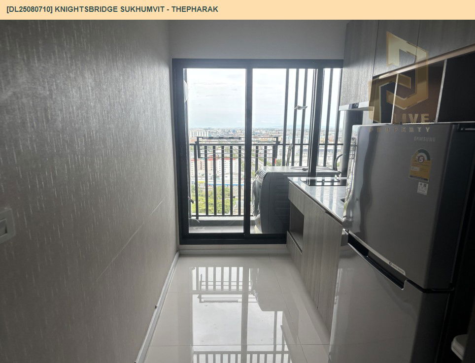 picture DL25080710 Condo for rent, Knightsbridge Sukhumvit - Thepharak near MRT สถานีทิพวัล, ready to move in, call urgently 0656133286 LineID @534wlwof - 5/16