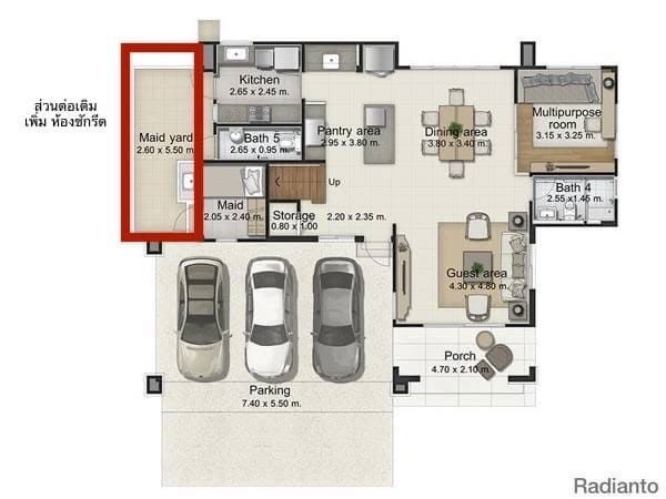 รูป 🏠 ให้เช่าบ้าน : Nantawan Ramintra-Paholyothin 50 (นันทวัน รามอินทรา-พหลโยธิน 50)   รหัสทรัพย์ | 📌 LNP-H517  - รูปที่ 46/47