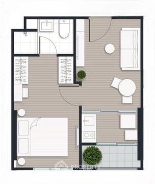 1-BR Condo at Nue District R9 near MRT Phra Ram 9 (ID 2095870)