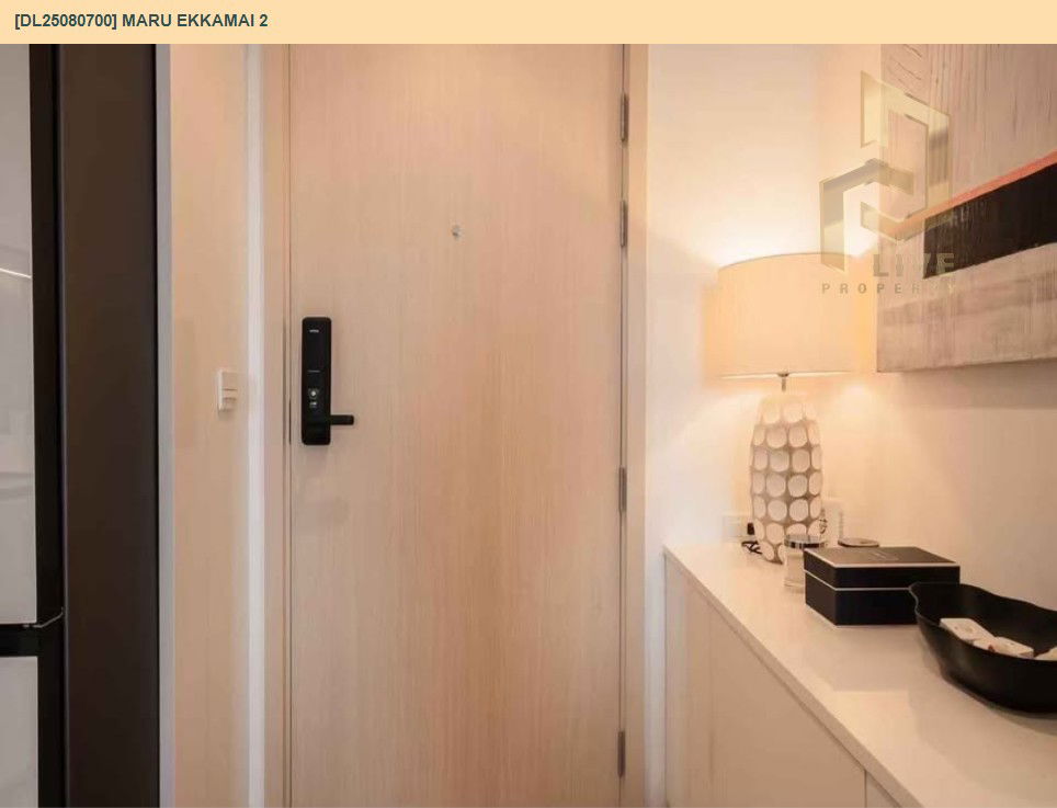 picture DL25080700 Condo for rent, MARU EKKAMAI 2 near BTS Ekkamai, ready to move in, call urgently 0656133286 LineID @655ebbvc - 7/18