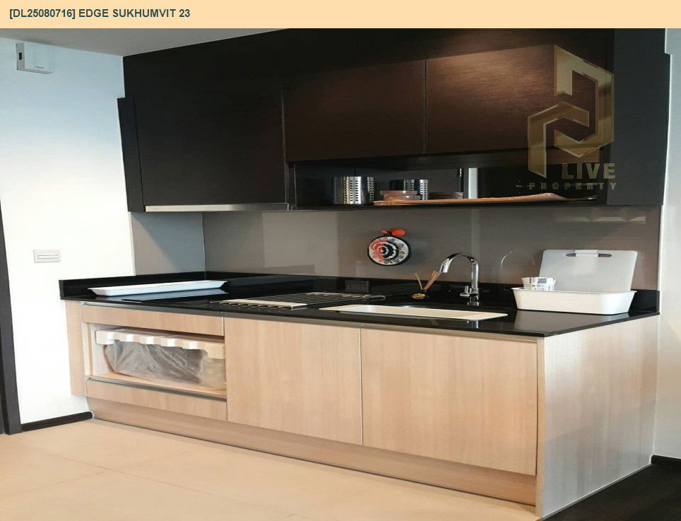 picture DL25080716 Condo for rent, Edge Sukhumvit 23 near BTS Asok, ready to move in, call urgently 0656133286 LineID @655ebbvc - 7/8