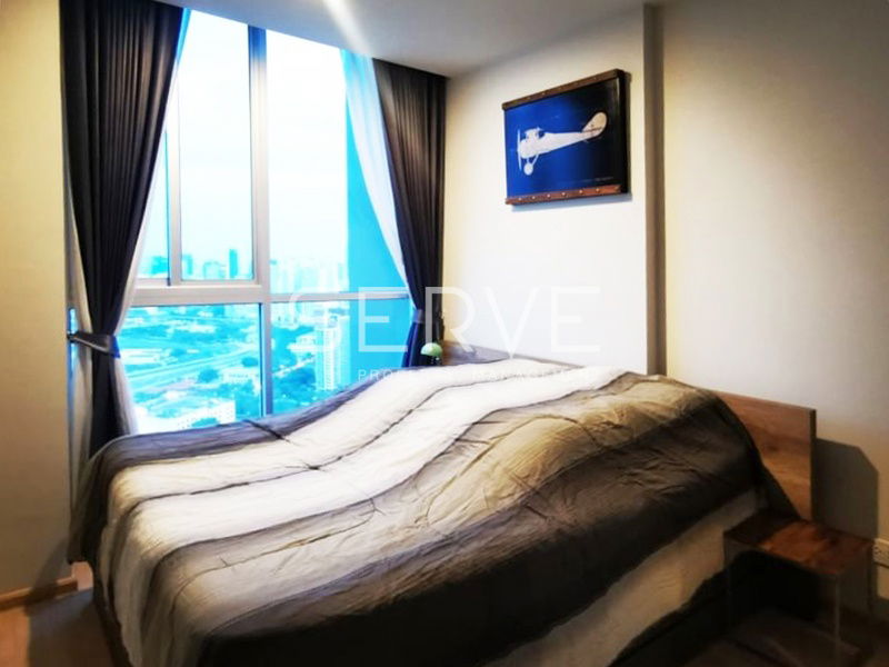 picture 1 Bed Nice Room & Nice View Super High Fl 35+ Good Location MRT Thailand Cultural Centre 80 m.@ Noble Revolve Ratchada - 4/5