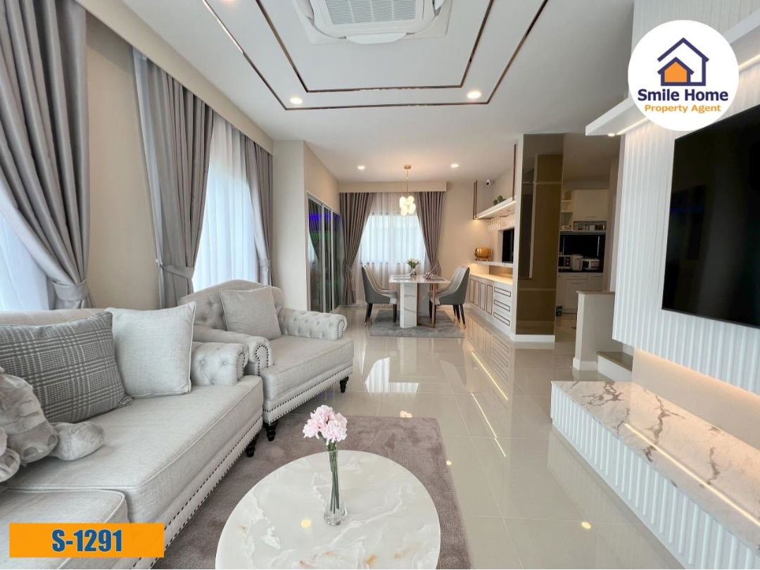 รูป ขายบ้านเดี่ยว บริทาเนีย บางนา สุวรรณภูมิกม.26 หลังริม ตกแต่งพร้อมเข้าอยู่ - รูปที่ 3/12