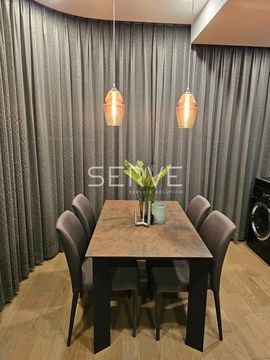 2 Beds 2 Baths Large Room Good Location Close to MRT Sam Yan 180 m. and Samyan Mitrtown Mall  @ Ashton Chula-Silom.