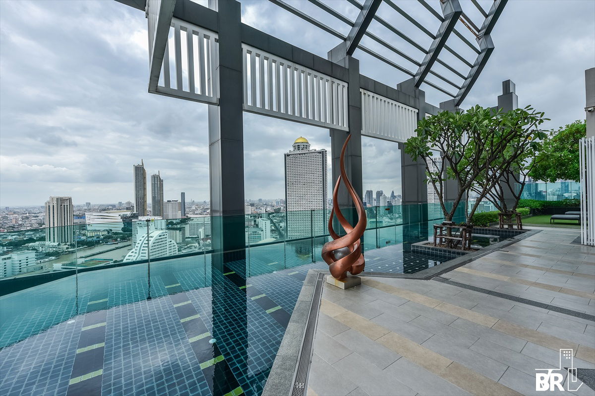 picture RHYTHM Sathorn 🌟 Spacious High-floor Unit with Great Views & Value! 💥 Near BTS Saphan Taksin - 4/7
