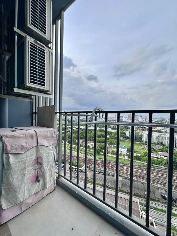 picture For rent Rich Park Triple Station 12,000 baht 22nd floor next to ARL Huamak, MRT Huamak - 8/13